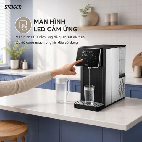 BÌNH THUỶ ĐIỆN NÓNG LẠNH STEIGER STG850-HC CHỈNH NHIỆT 3-100℃