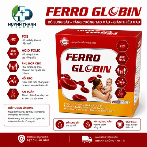 Ferro Globin Bổ Sung Sắt Cho Cơ Thể - Hộp 20 Ống