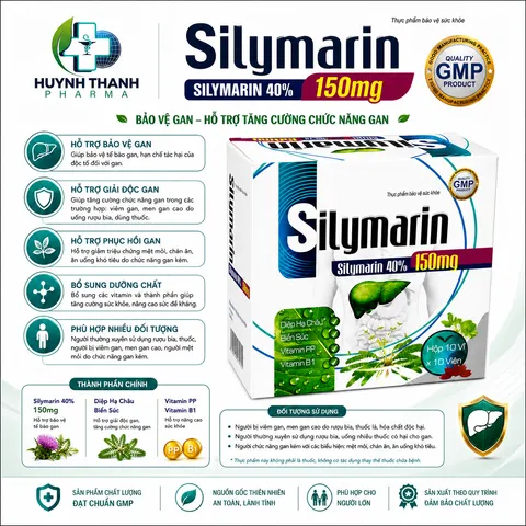 VIÊN UỐNG BỔ GAN SILYMAIRN - Hộp 100 Viên