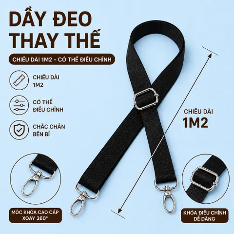dây đeo túi xách thay thế – Bền đẹp, tiện lợi, dễ phối