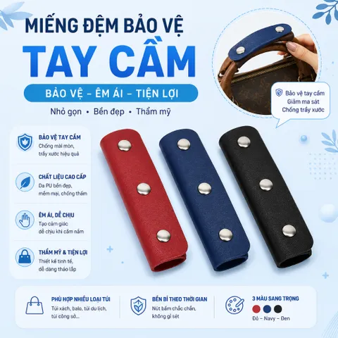 Vỏ Bảo Vệ Dây Đeo Vai Miếng Lót Túi Cầm Phụ Kiện Da Túi Hành Lý Tay Cầm Bọc Thay Thế Mới