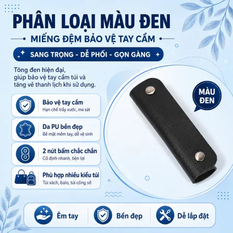 Vỏ Bảo Vệ Dây Đeo Vai Miếng Lót Túi Cầm Phụ Kiện Da Túi Hành Lý Tay Cầm Bọc Thay Thế Mới
