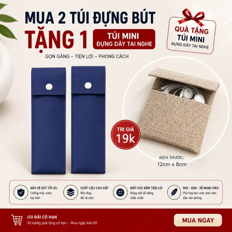 Túi đựng bút Mellow Carry (Thời trang nhỏ gọn tiện lợi )