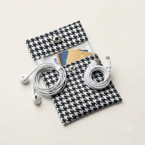 [ Giá Sỉ ] Combo 10 , 20 Cái Túi Mini Đựng Thẻ , Đựng Tai Nghe , Cáp Sạc - Nhỏ Gọn Thời Trang