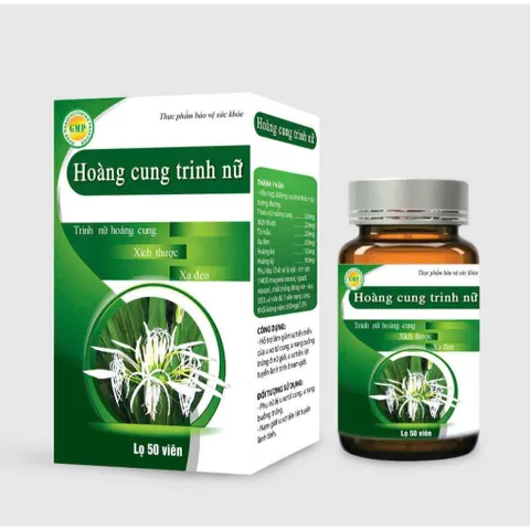 Trinh Nữ Hoàng Cung Hỗ Trợ Sức Khỏe Hỗ trợ cải thiện : U sơ, u nang,u xơ t...iền liệt tuyến ...hộp 50 viên