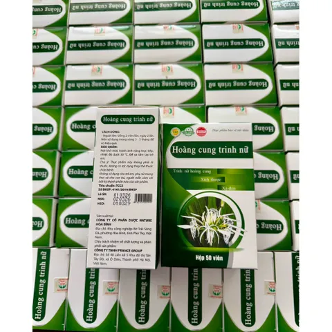 Trinh Nữ Hoàng Cung Hỗ Trợ Sức Khỏe Hỗ trợ cải thiện : U sơ, u nang,u xơ t...iền liệt tuyến ...hộp 50 viên