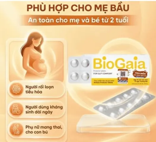 [Nhập khẩu] Thực phẩm bảo vệ sức khỏe BioGaia Protectis tablets (Hộp 10 viên)