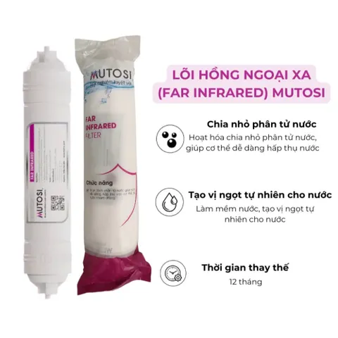 Combo 6 lõi khoáng Mutosi 5678910 - Dùng thay thế cho máy lọc Ro