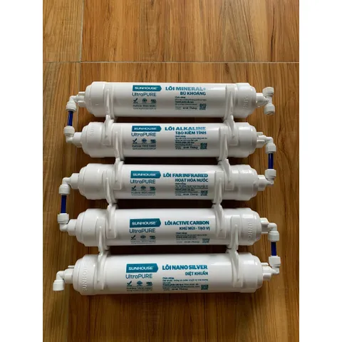 Combo 09 Lõi Lọc Nước Sunhouse Từ 1 Đến 9.