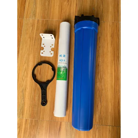 Bộ cốc lọc thô 20inch gầy loại ren Φ34 - Lọc thô đầu nguồn Ren 34 đầy đủ phụ kiện
