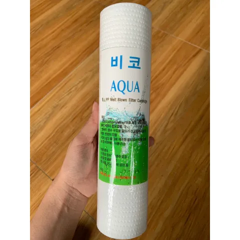 Lõi lọc PP Aqua Hàn Quốc 10 inch cao cấp Từ 1 -5 micro.(2 lõi)