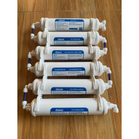 Bộ 10 Lõi Đầy Đủ Cho Máy Lọc Nước Daikiosan - Hàng Chĩnh Hãng Đại Việt