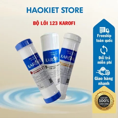 Lõi lọc nước Karofi - Bộ lõi lọc nước 123 Karofi 805194