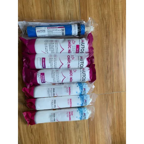 Bộ 10 Lõi lọc nối nhanh MUTOSI - Hàng chính hãng - (123 Đúc + RO + 6 Lõi chức năng)