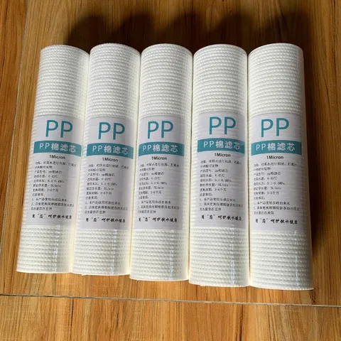 Combo 5 lõi lọc pp 1 - 5 micron 10inch - Dùng Cho Máy Lọc Nước Ro Hoặc Phun Sương.