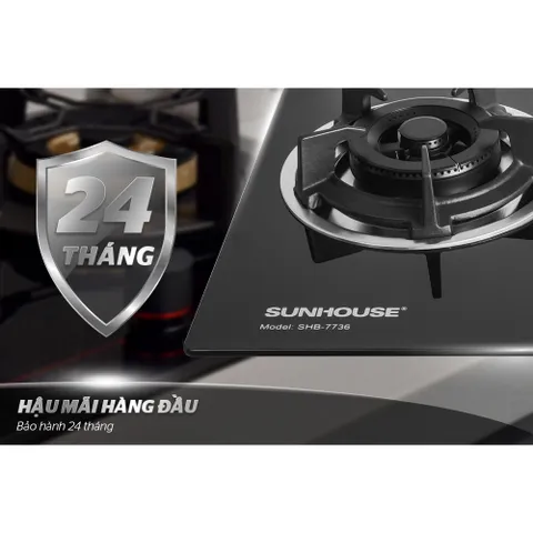 Bếp gas âm kính SUNHOUSE SHB7736 - Hàng chính hãng mới 100% Vat đầy đủ. 805215