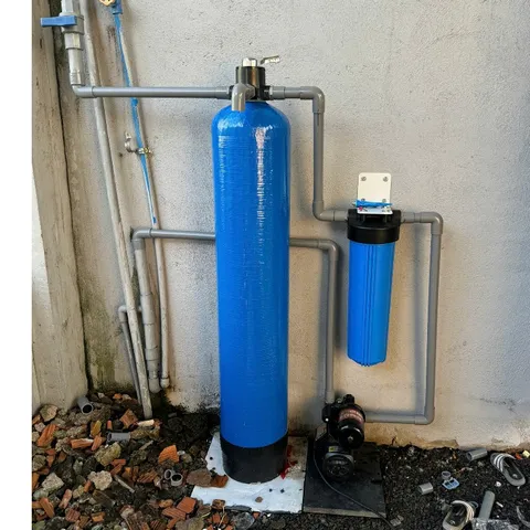 Bộ cột lọc nước Composite 1252 vật liệu lọc van 3 ngã - Kèm vật liệu lọc