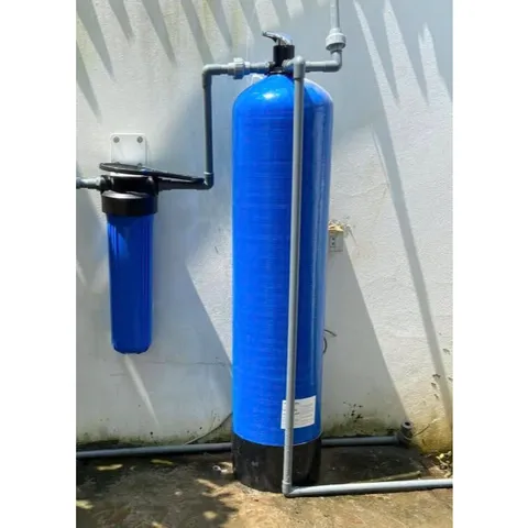 Bộ cột lọc nước Composite 1252 vật liệu lọc van 3 ngã - Kèm vật liệu lọc
