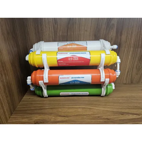 Bộ 4 Lõi Lọc Tạo Khoáng 5678 Sunhouse Hàng Chính Hãng - Lắp Được Các Loại Máy Lọc Nước Ro