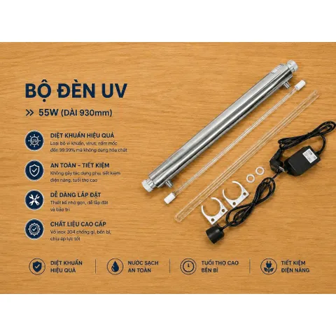 Bộ Đèn Uv Diệt Khuẩn 55w Aquapro Đầy Đủ Adapter Và Phụ Kiện