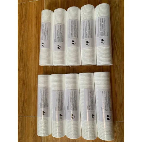 Combo lõi lọc nước 10inch không đầu bịt - Lõi kim châm dùng cho máy lọc nước hoăc phun sương