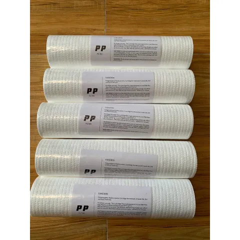 Combo lõi lọc nước 10inch không đầu bịt - Lõi kim châm dùng cho máy lọc nước hoăc phun sương