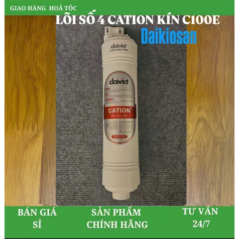 Lõi số 4 Cation kín C100E Đại Việt, Kangaroo - Hàng chính hãng (tặng kèm 2 cút Φ6)