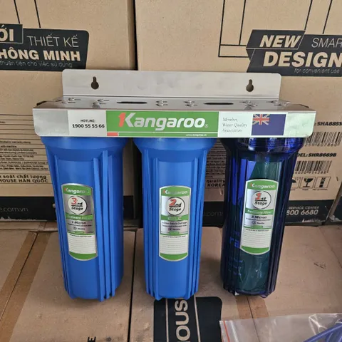 Bộ cốc lọc đầu nguồn Kangaroo KG01G3 - Kèm lõi thô 123 - Đầu ra ren Φ21