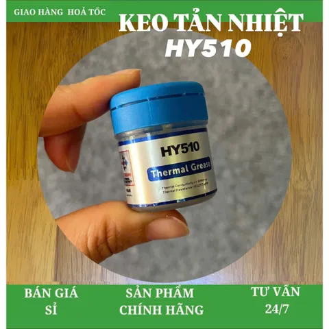 Keo tản nhiệt loại HY510 làm mát CPU chip đèn led