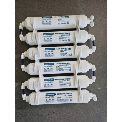 Bộ lõi lọc tạo khoáng 5-11 Sunhouse hàng chính hãng - lắp được các loại máy lọc nước Ro