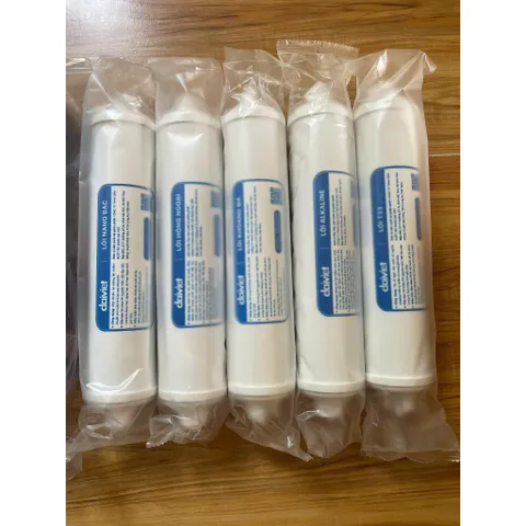 Bộ 9 Lõi Đầy Đủ Cho Máy Lọc Nước Daikiosan - Hàng Chính Hãng tặng kèm co cút.