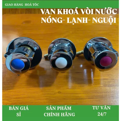 Van Khóa Vòi Nước Nóng Lạnh dùng cho máy lọc nước nóng lạnh