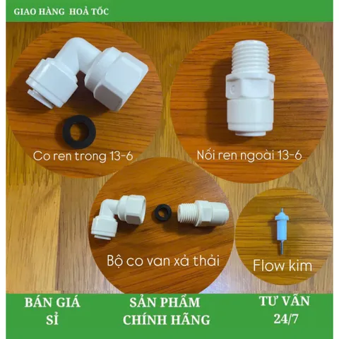Co van xả thải Karofi - 2 đầu kết nối dây 6 - Đời 2024 không lưới chống nứt - Hàng chính hãng karofi 805324
