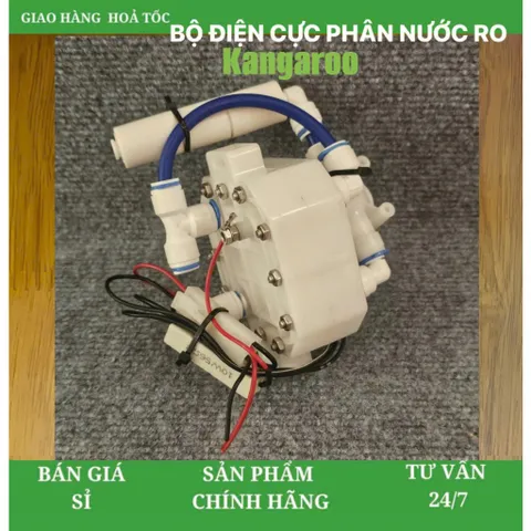 Bộ điện cực điện phân nước Ro máy lọc nước ion kiềm Hydrogen Kangaroo - Hàng chính hãng. 805336