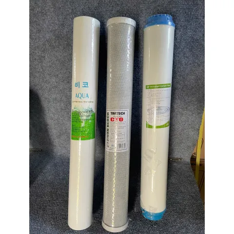 Bộ 3 lõi lọc thô số 123 lọc thô nước sinh hoạt 20 inch 805339