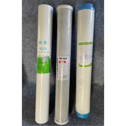 Bộ 3 lõi lọc thô số 123 lọc thô nước sinh hoạt 20 inch 805339