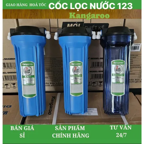 Cốc lọc nước Kangaroo số 1 ,2 ,3 hàng chính hãng