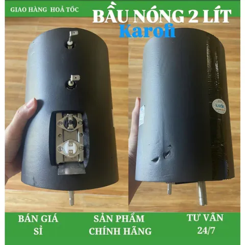 Bầu nóng 2 lít Karofi dành thay thế cho máy làm nước nóng lạnh sử dụng bầu 2 lít - Hàng chính hãng. 805344