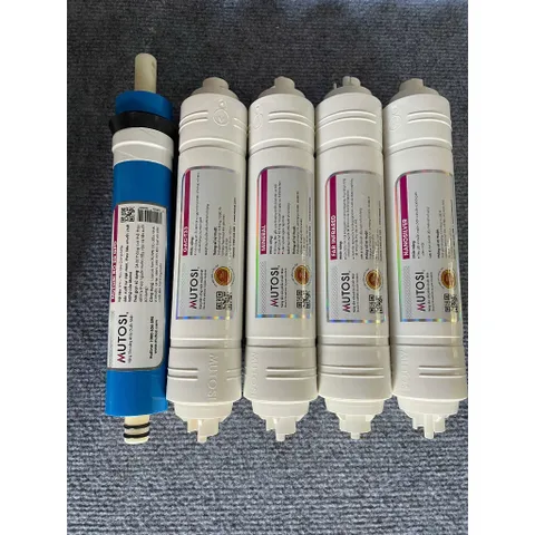 Combo bộ 8 lõi lọc nước Mutosi đúc liền dùng cho máy lọc nước Mutosi và các hãng khác. 805349
