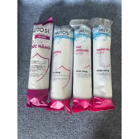 Combo bộ 8 lõi lọc nước Mutosi đúc liền dùng cho máy lọc nước Mutosi và các hãng khác. 805349
