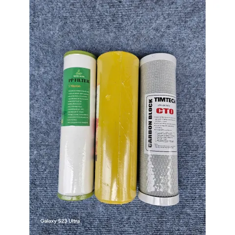 Bộ lõi lọc nước gồm 3 lõi 123 sử dụng cho tất cả các máy lọc nước 805353