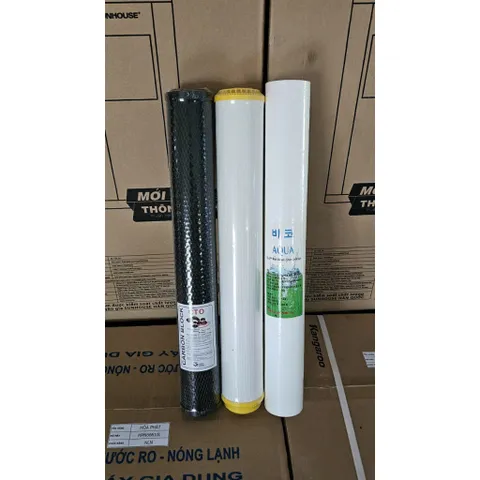 Bộ lõi 123 20 inch - lọc phèn lọc vôi khử căn canxi.
