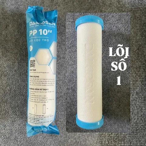 Bộ 3 Lõi lọc nước Đại Việt 123 dùng cho máy lọc nước Ro Đại Việt và tất cả các hãng khác. 805360