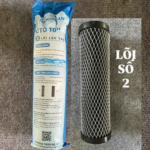 Bộ 3 Lõi lọc nước Đại Việt 123 dùng cho máy lọc nước Ro Đại Việt và tất cả các hãng khác. 805360