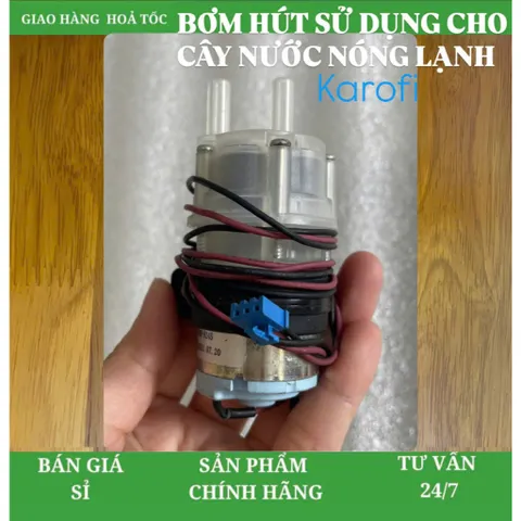 Bơm hút Karofi sử dụng cho cây nước nóng lạnh + 2 cút