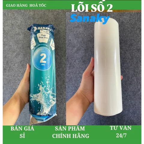 Combo 3 Lõi Lọc 123 Sanaky - Hàng chính hãng - Lọc thô bảo vệ màng RO 805365