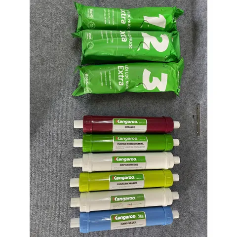 Combo bộ lõi lọc Kangaroo từ lõi 1 đến lõi 10 - Chính hãng Kangaroo. 805369