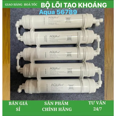 Bộ Lõi Tạo Khoáng Aqua 5,6,7,8,9 Lắp Đặt Cho Các Loại Máy Lọc Ro