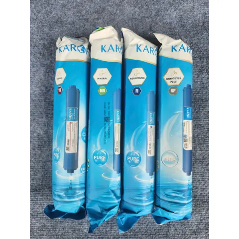 Trọn Bộ 8 lõi lọc nước Karofi chính hãng dùng Lõi RO Mỹ cho máy lọc nước Karofi KT-KS80, KT-K8I...