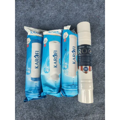 Trọn Bộ 8 lõi lọc nước Karofi chính hãng dùng Lõi RO Mỹ cho máy lọc nước Karofi KT-KS80, KT-K8I...